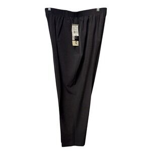 Vintage Donnkenny Woman Size 22W Black Red Plaid Dress Slacks Elastic NWT